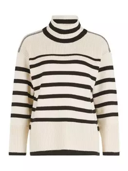 Пуловер Betty Barclay Grobstrick-Pullover mit Streifen, цвет Patch Beige/Black