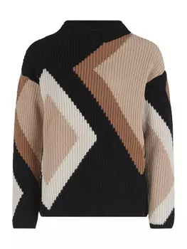 Пуловер Betty Barclay Strick, цвет patch black/brown