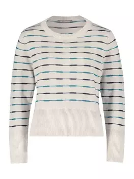 Пуловер BETTY & CO Strick, цвет nature/dark blue