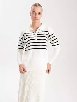 Пуловер BGN, цвет creme/schwarz