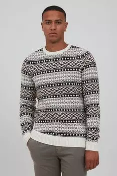 Пуловер BLEND Norweger, коричневый