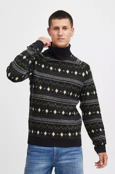 Пуловер BLEND Rollkragen 20716107, черный