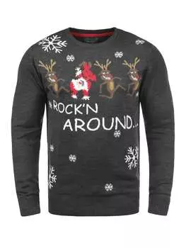 Пуловер BLEND, серый