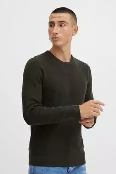 Пуловер BLEND Strick BHCodford crew pullove 20714336, зеленый