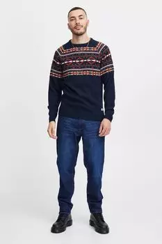 Пуловер BLEND Strick BHNilas, синий