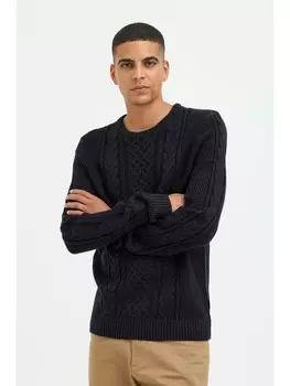 Пуловер BLEND Strick, черный
