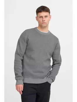 Пуловер BLEND Strick, цвет mittelgrau