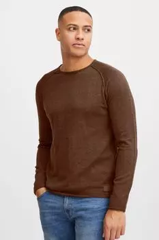 Пуловер BLEND Strick, коричневый