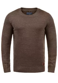 Пуловер BLEND Strick, коричневый