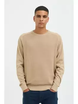 Пуловер BLEND Strick, коричневый