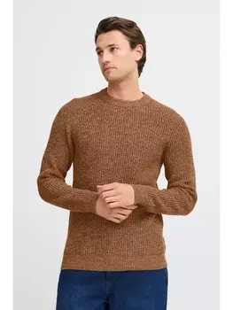 Пуловер BLEND Strick, коричневый
