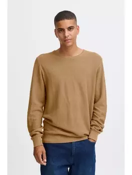 Пуловер BLEND Strick, коричневый