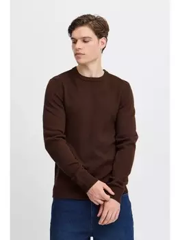 Пуловер BLEND Strick, коричневый
