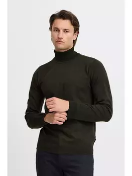 Пуловер BLEND Strick, оливковый