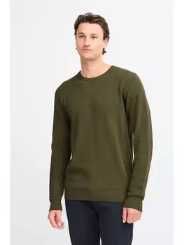 Пуловер BLEND Strick, оливковый