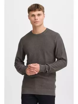 Пуловер BLEND Strick, серый