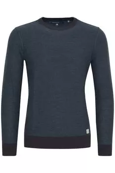 Пуловер BLEND Strick, синий