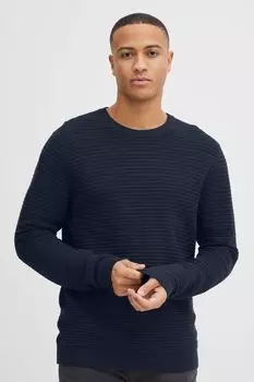 Пуловер BLEND Strick, синий