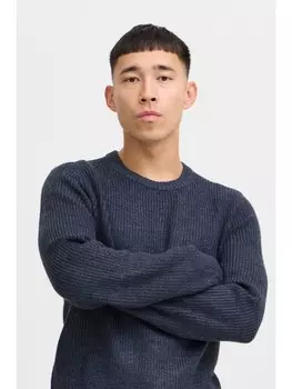 Пуловер BLEND Strick, синий