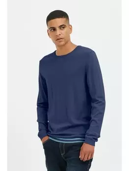 Пуловер BLEND Strick, синий