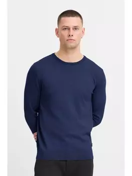 Пуловер BLEND Strick, синий