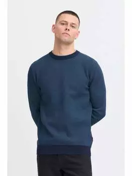 Пуловер BLEND Strick, синий