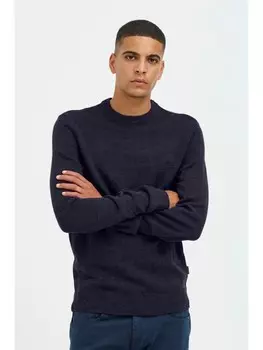 Пуловер BLEND Strick, синий