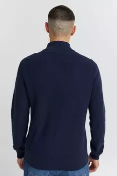 Пуловер BLEND Troyer BHCodford half zipp 20714337, синий