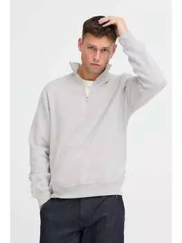 Пуловер BLEND Troyer BHSweatshirt 20718190, цвет mittelgrau