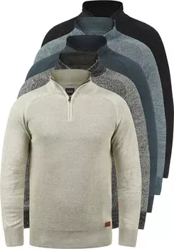 Пуловер BLEND Troyer, серый