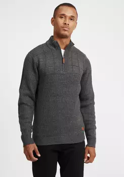 Пуловер BLEND Troyer, серый