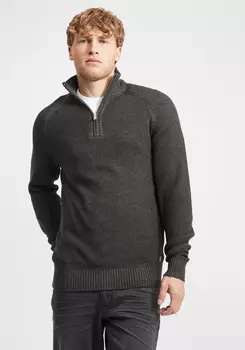 Пуловер BLEND Troyer, серый