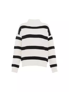 Пуловер Blonda, цвет wollweiss schwarz