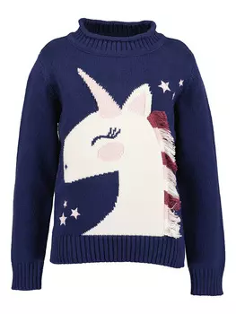 Пуловер Blue Seven, темно синий