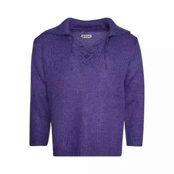 Пуловер Bode Alpine Pullover, фиолетовый