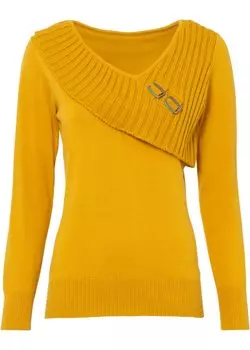 Пуловер Bodyflirt, желтый