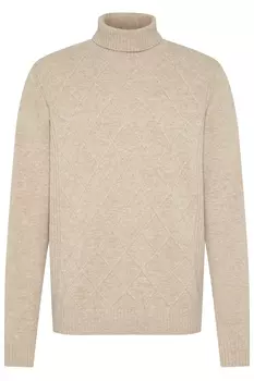 Пуловер Bugatti Rollkragen, бежевый