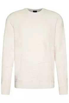 Пуловер Bugatti Rundhals, экрю