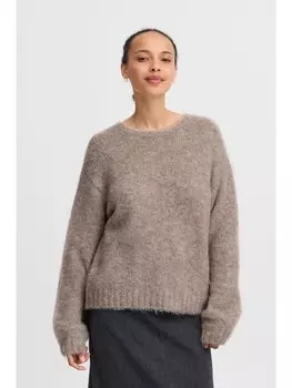 Пуловер byoung Strick, коричневый