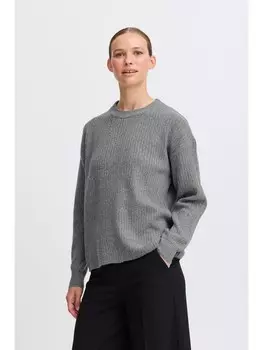 Пуловер byoung Strick, серый