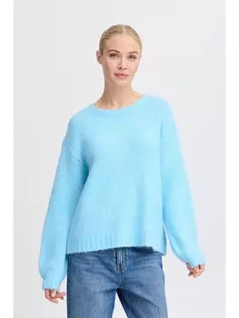 Пуловер byoung Strick, синий