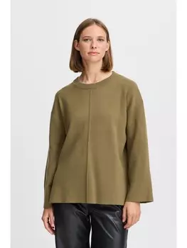 Пуловер byoung Strick, зеленый