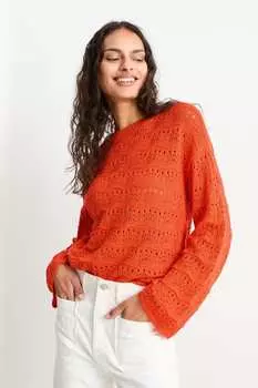 Пуловер C&A, оранжевый