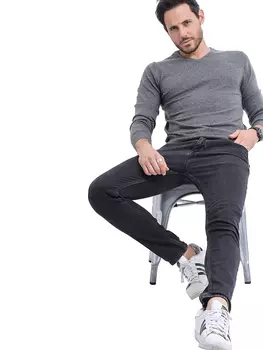 Пуловер C& Jo, серый