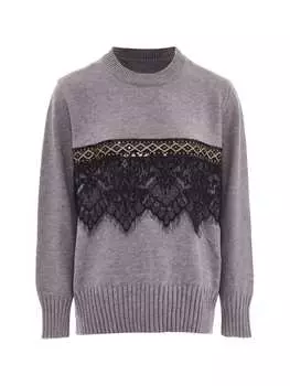 Пуловер caissa, цвет hellgrau melange