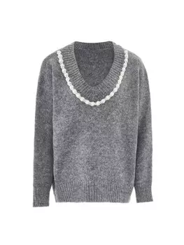 Пуловер caissa, цвет hellgrau melange