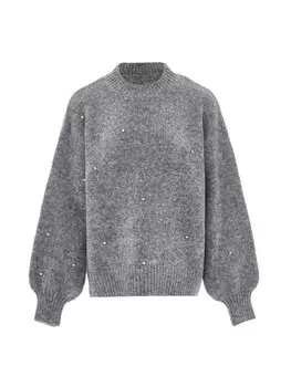 Пуловер caissa, цвет hellgrau melange