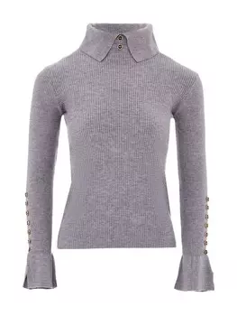 Пуловер caissa Strick, цвет grau melange