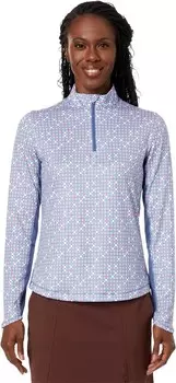 Пуловер Callaway Chevron Geo Sun Protection 1/4 Zip Pullover, цвет Coastal Fjord