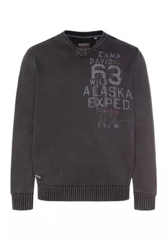 Пуловер CAMP DAVID Strick, черный